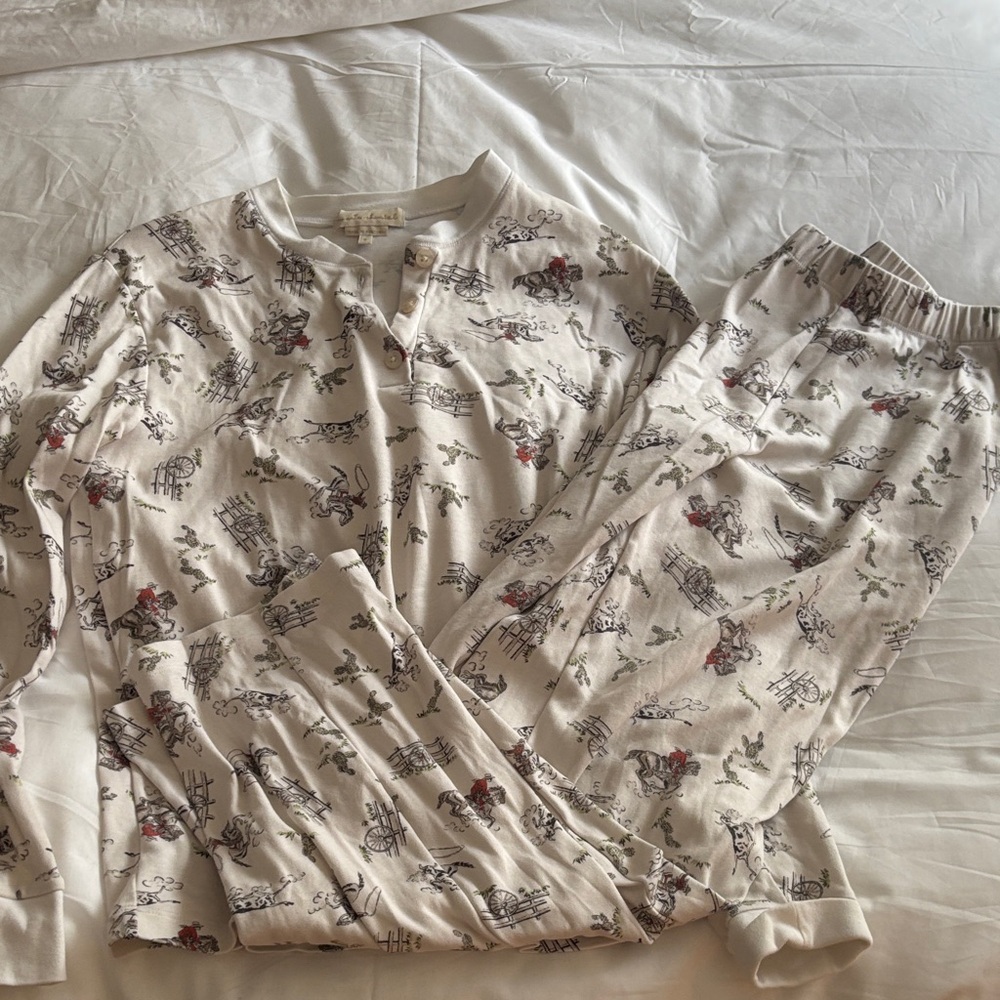 Marie Chantal cowboy Printed Pajama Set